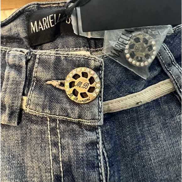 🍎MARIELLA BURANI 🇮🇹Denim shorts Made in Italy - Picture 6 of 10